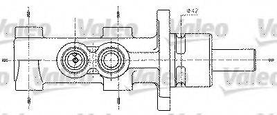 VALEO 402256 головний гальмівний циліндр