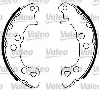 VALEO 562044 Комплект гальмівних колодок