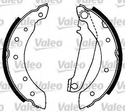 VALEO 553765 Комплект гальмівних колодок