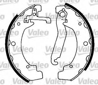 VALEO 562512 Комплект гальмівних колодок