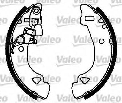 VALEO 562583 Комплект гальмівних колодок