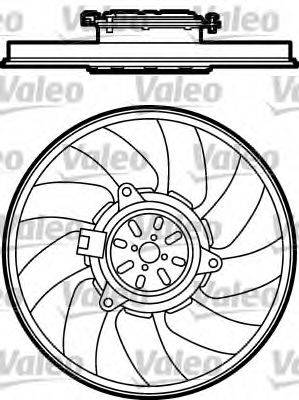 VALEO 696026 Вентилятор, охолодження двигуна