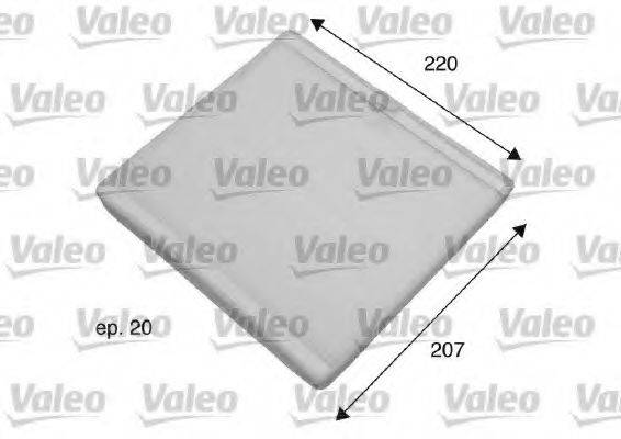 VALEO 698769 Фільтр, повітря у внутрішньому просторі