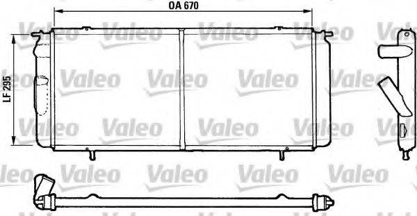 VALEO 730017 Радіатор, охолодження двигуна