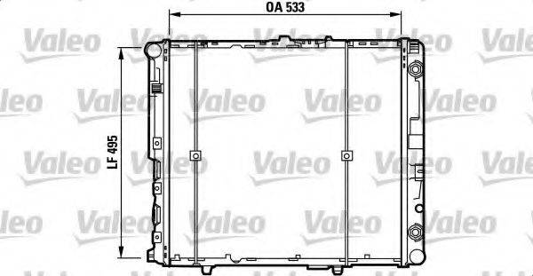 VALEO 730298 Радіатор, охолодження двигуна