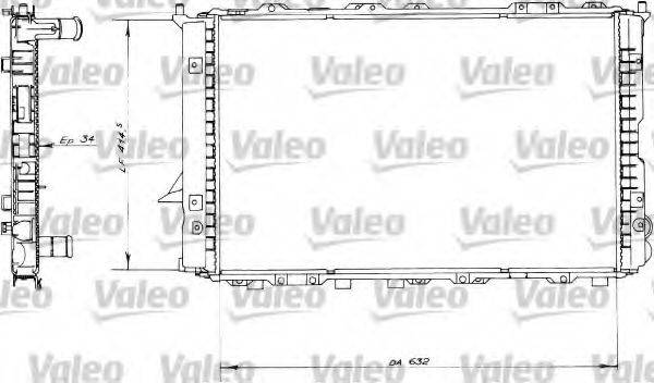 VALEO 730363 Радіатор, охолодження двигуна