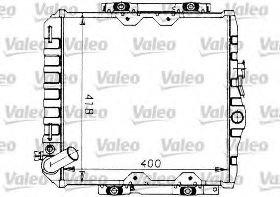 VALEO 730447 Радіатор, охолодження двигуна