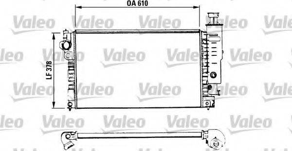 VALEO 730575 Радіатор, охолодження двигуна