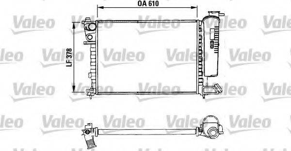 VALEO 730630 Радіатор, охолодження двигуна