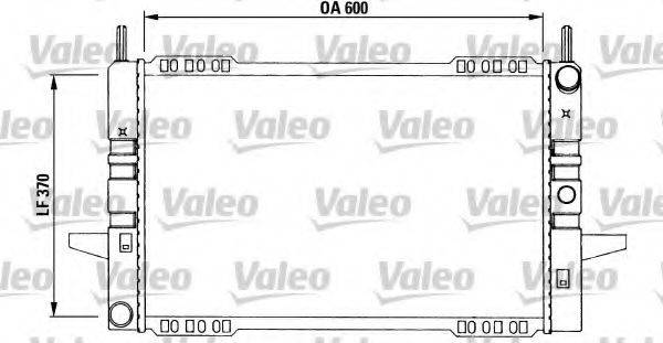 VALEO 730968 Радіатор, охолодження двигуна