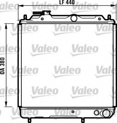 VALEO 731056 Радіатор, охолодження двигуна