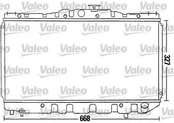 VALEO 731109 Радіатор, охолодження двигуна