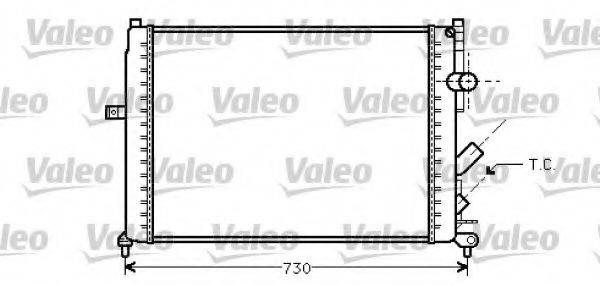 VALEO 731738 Радіатор, охолодження двигуна