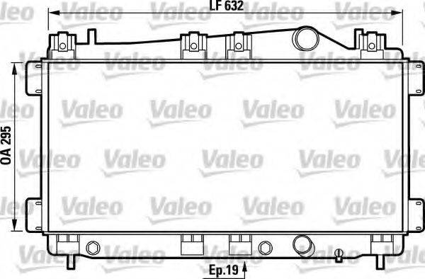 VALEO 731749 Радіатор, охолодження двигуна