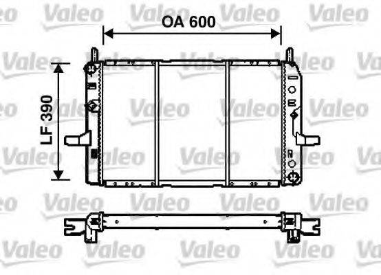 VALEO 731786 Радіатор, охолодження двигуна