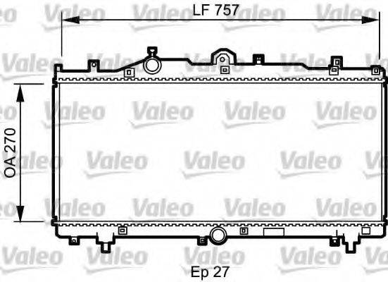 VALEO 731979 Радіатор, охолодження двигуна