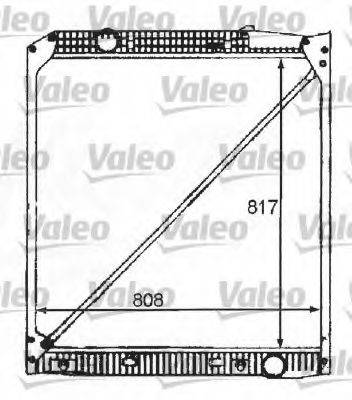 VALEO 732215 Радіатор, охолодження двигуна