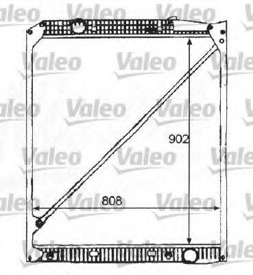 VALEO 732217 Радіатор, охолодження двигуна