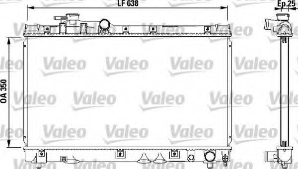 VALEO 732542 Радіатор, охолодження двигуна