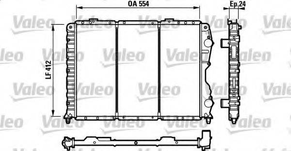 VALEO 732547 Радіатор, охолодження двигуна