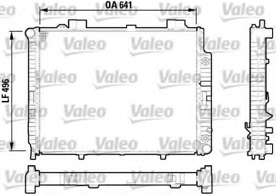 VALEO 732602 Радіатор, охолодження двигуна