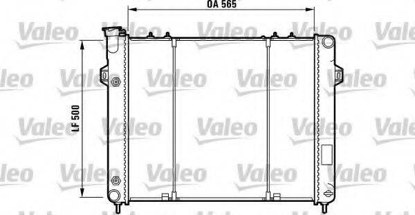 VALEO 732782 Радіатор, охолодження двигуна