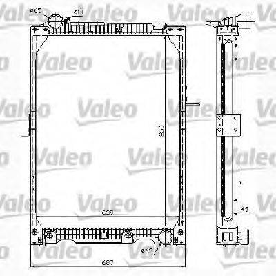 VALEO 732988 Радіатор, охолодження двигуна