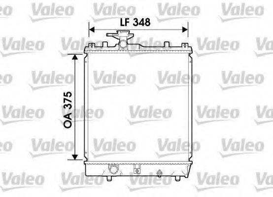 VALEO 734171 Радіатор, охолодження двигуна