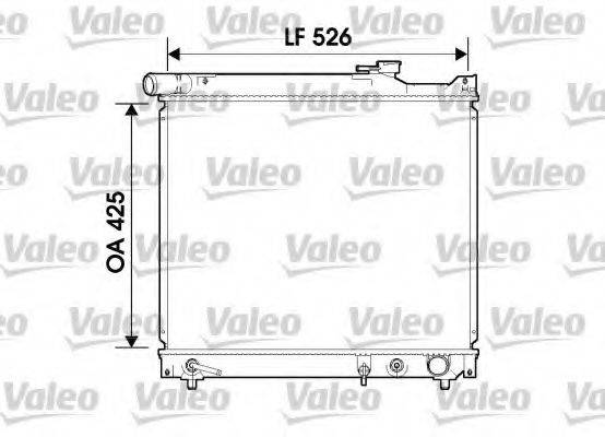 VALEO 734214 Радіатор, охолодження двигуна