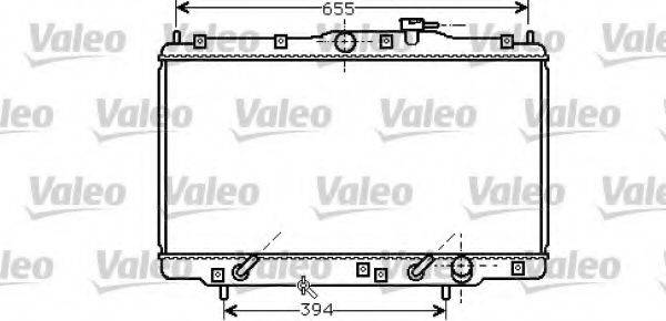 VALEO 734747 Радіатор, охолодження двигуна