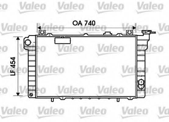 VALEO 734819 Радіатор, охолодження двигуна