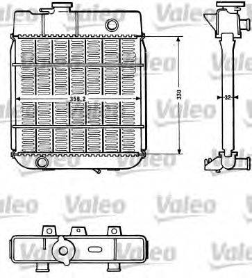 VALEO 810880 Радіатор, охолодження двигуна