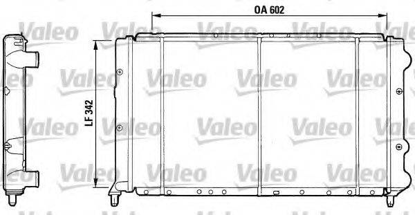 VALEO 810921 Радіатор, охолодження двигуна