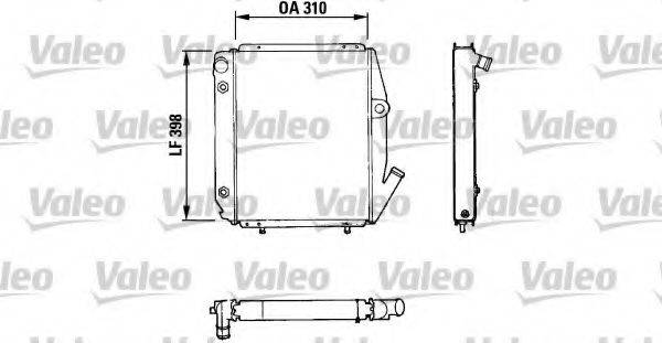 VALEO 810926 Радіатор, охолодження двигуна