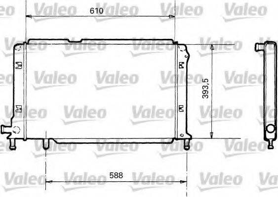 VALEO 810985 Радіатор, охолодження двигуна