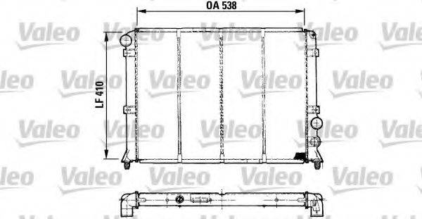 VALEO 810992 Радіатор, охолодження двигуна