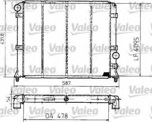 VALEO 810993 Радіатор, охолодження двигуна