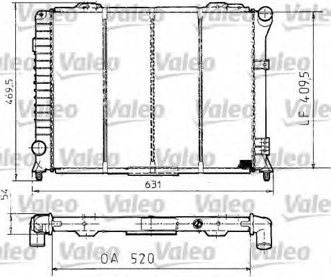 VALEO 810994 Радіатор, охолодження двигуна