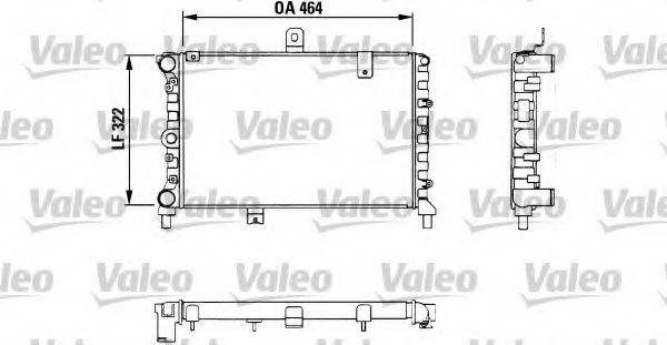 VALEO 811056 Радіатор, охолодження двигуна