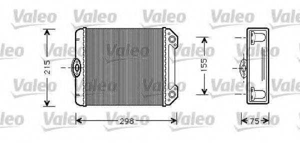 VALEO 812299 Теплообмінник, опалення салону