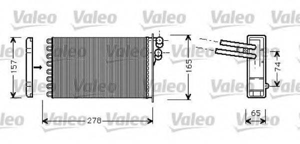 VALEO 812317 Теплообмінник, опалення салону