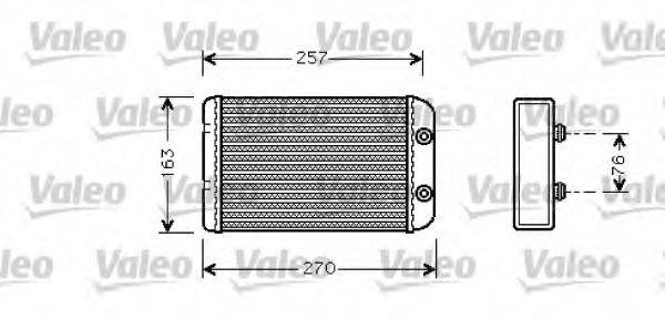 VALEO 812329 Теплообмінник, опалення салону