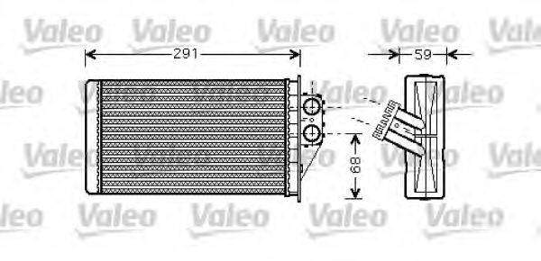 VALEO 812339 Теплообмінник, опалення салону