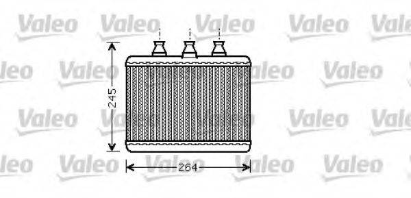 VALEO 812365 Теплообмінник, опалення салону