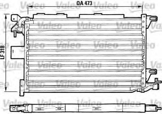 VALEO 816727 Конденсатор, кондиціонер