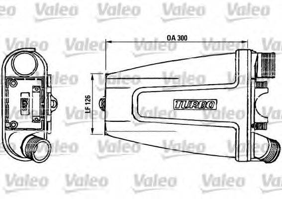 VALEO 816790 Інтеркулер