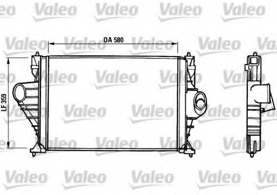 VALEO 816823 Інтеркулер