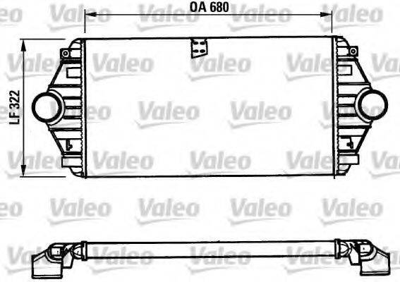 VALEO 816851 Інтеркулер