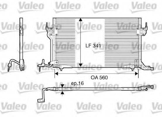 VALEO 816888 Конденсатор, кондиціонер