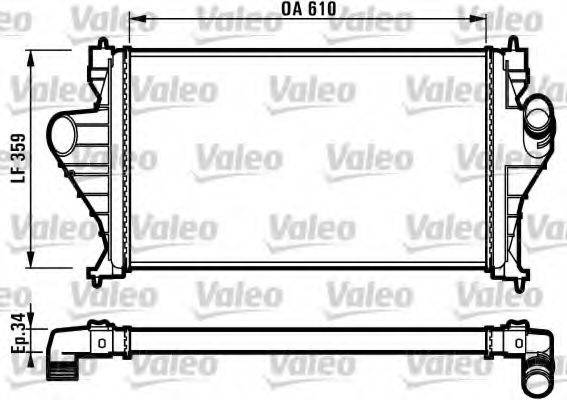 VALEO 816919 Інтеркулер